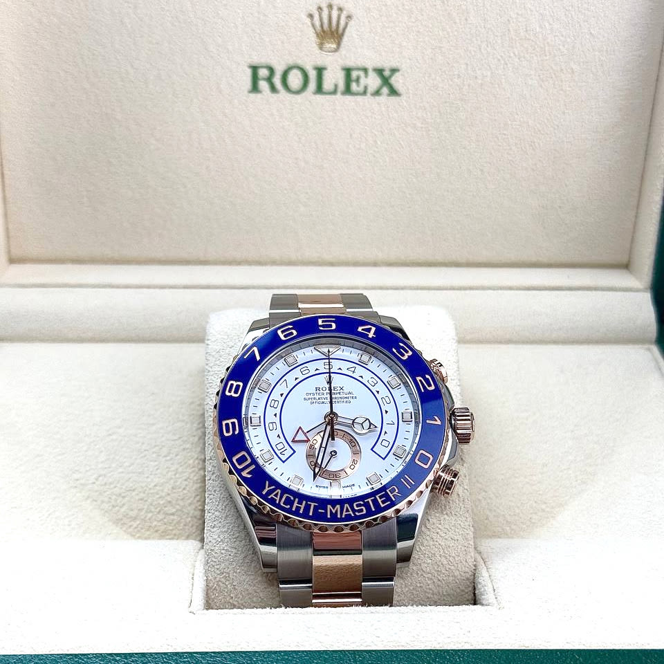 Rolex Yacht-Master II Oystersteel and Everose Gold Men's Watch 116681-5