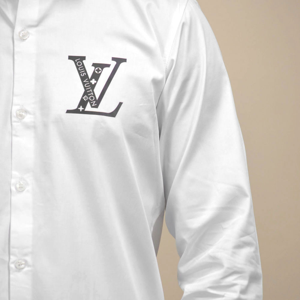 Louis Vuitton Pocket logo White Premium Shirt-thumb-4