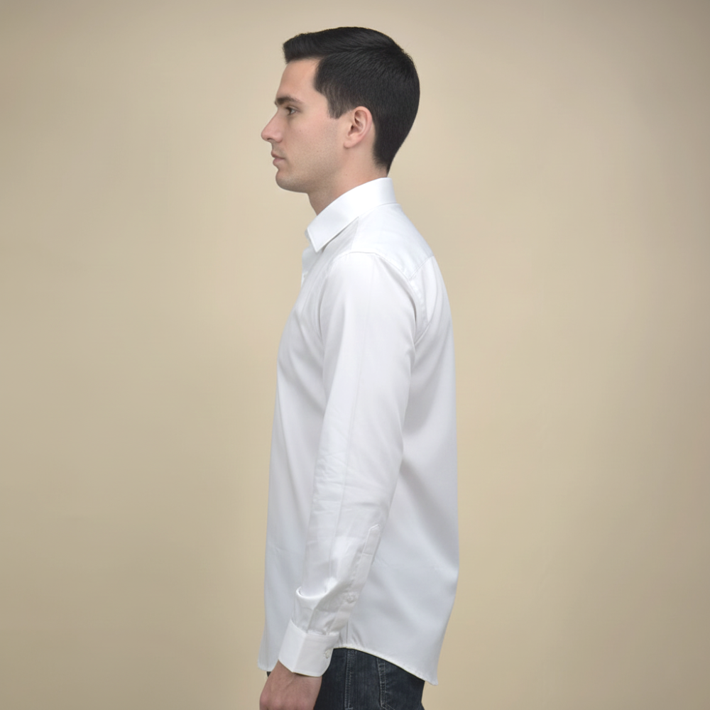 Burberry TB Embroidery White Cotton Shirt-2