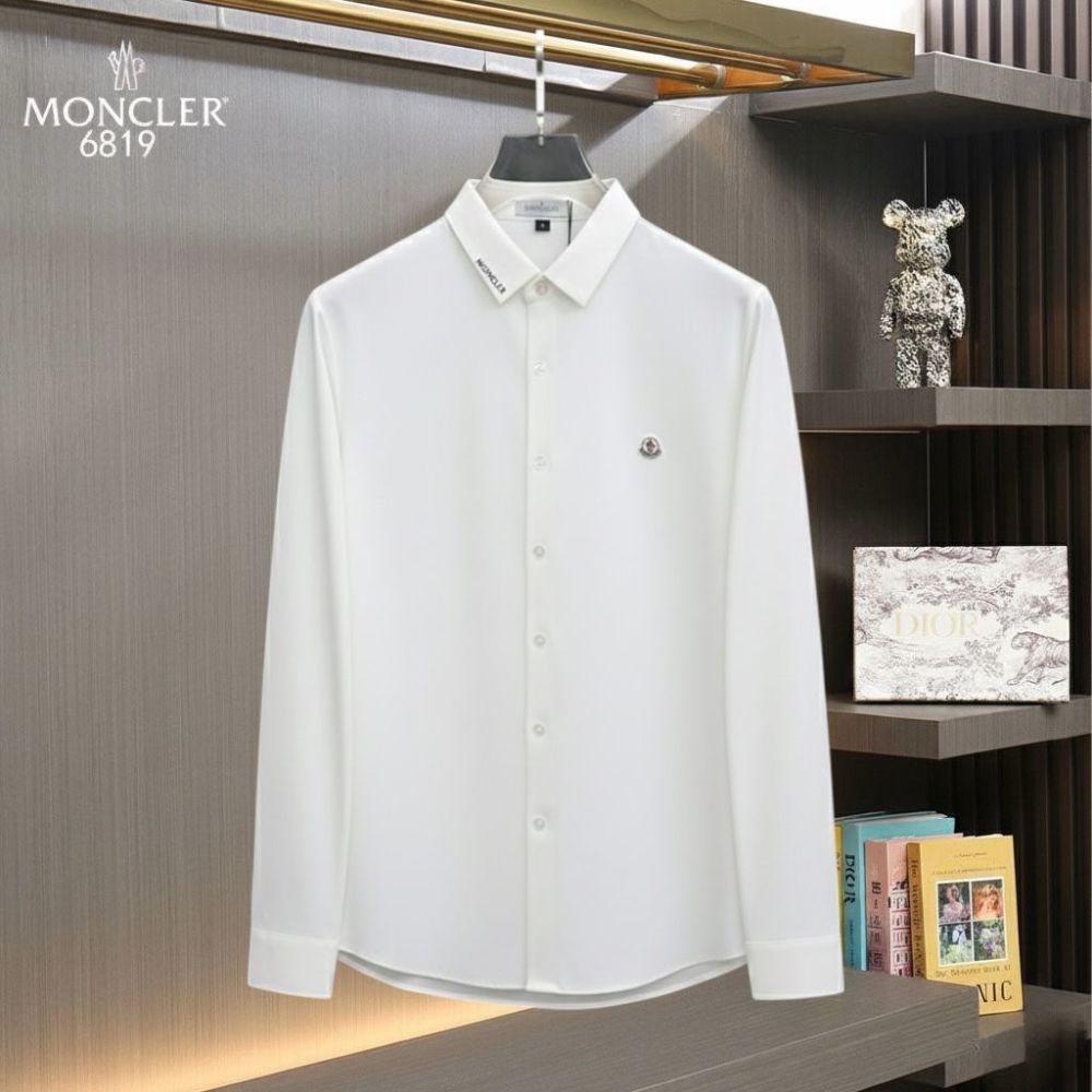 Moncler White Pemium Quality High End Authentic Shirt-thumb-1
