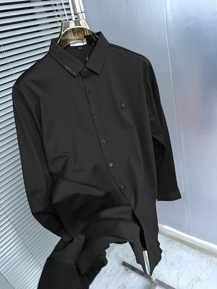 Moncler Black Pemium Quality High End Authentic Shirt-thumb-0