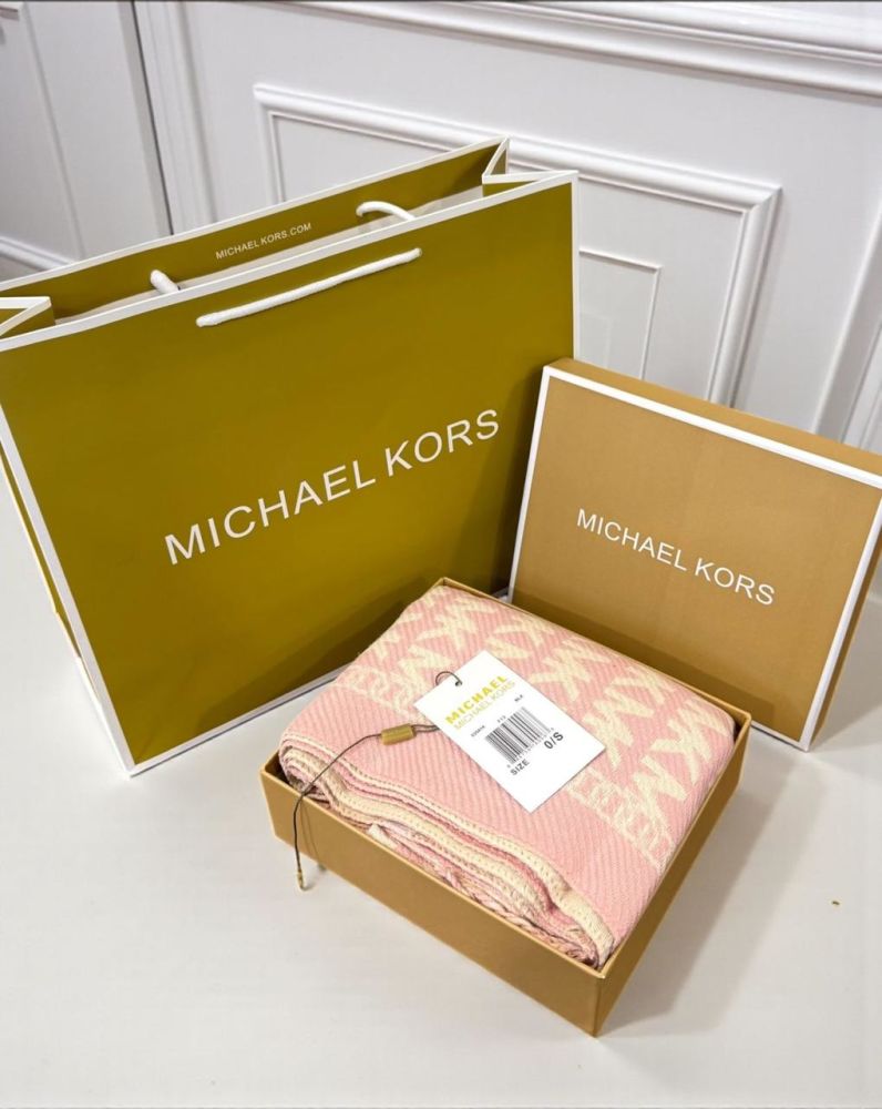 Michael Kors Pink Semi Woolen Stole-1