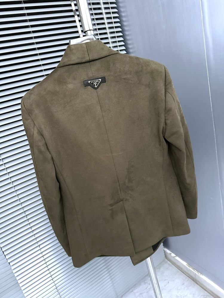Prada Imported Green Premium Quality Blazer-2