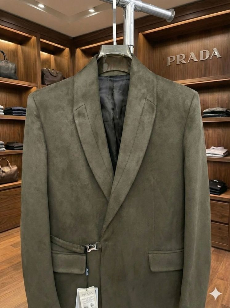 Prada Imported Green Premium Quality Blazer-5