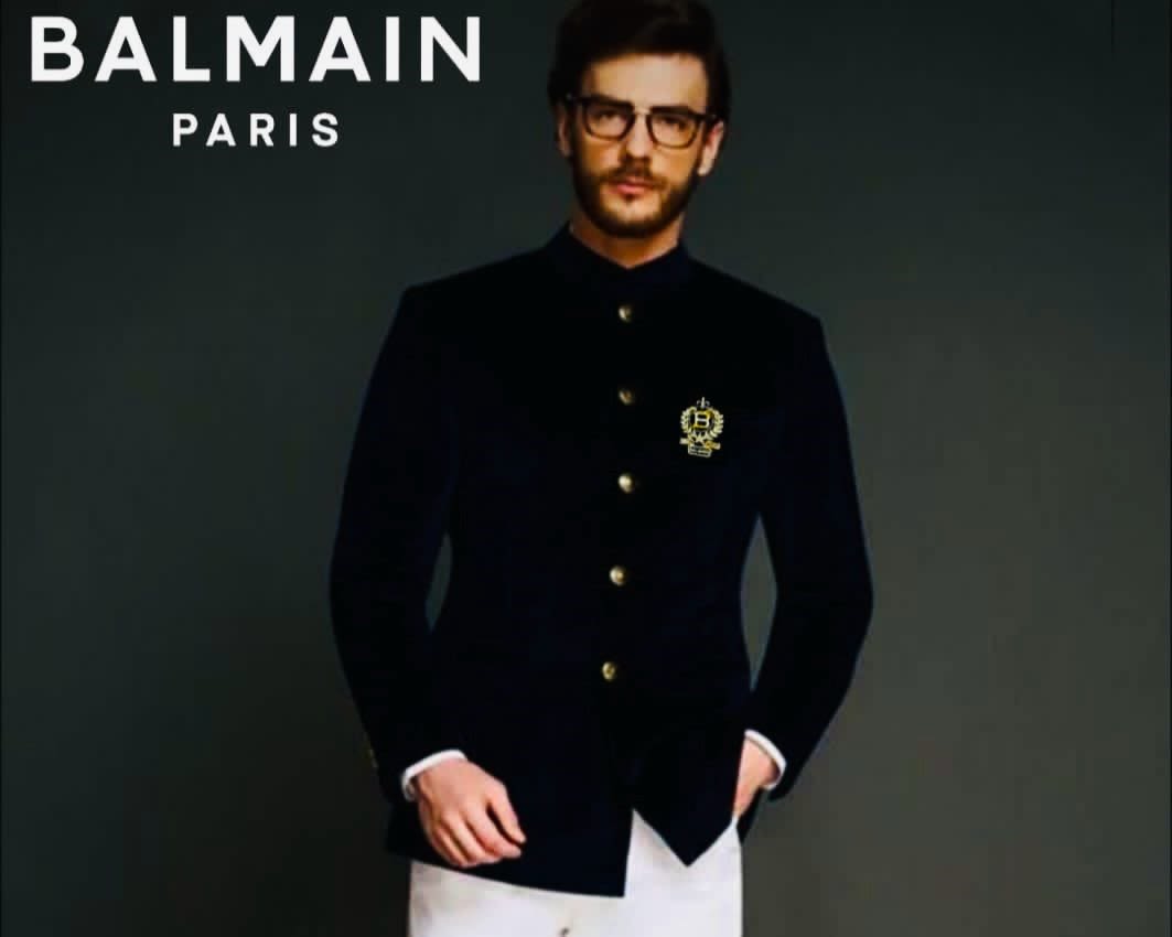 Balmain Paris Black Premium Quality Blazer-thumb-0