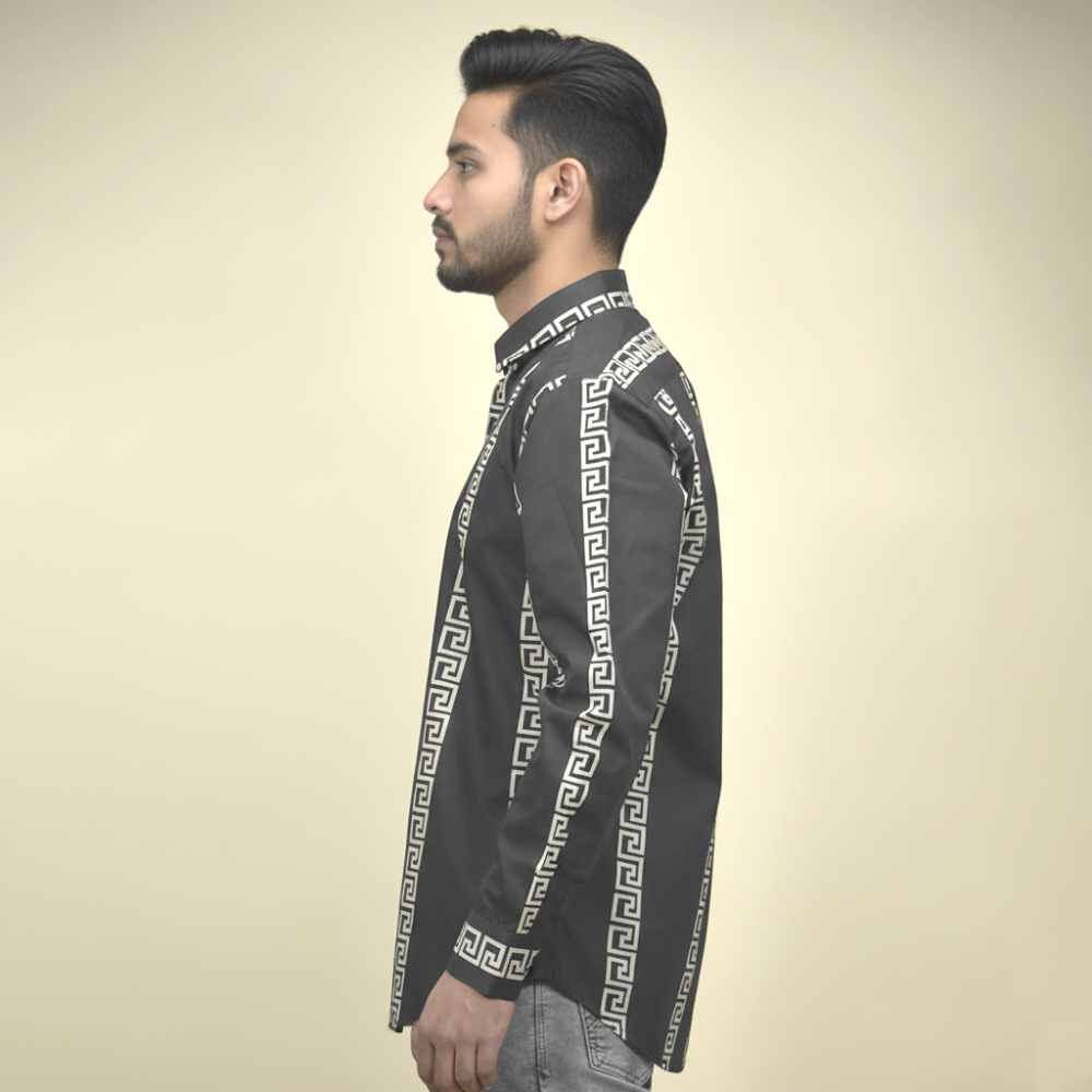 Versace Black logo Print Premium Shirt-2