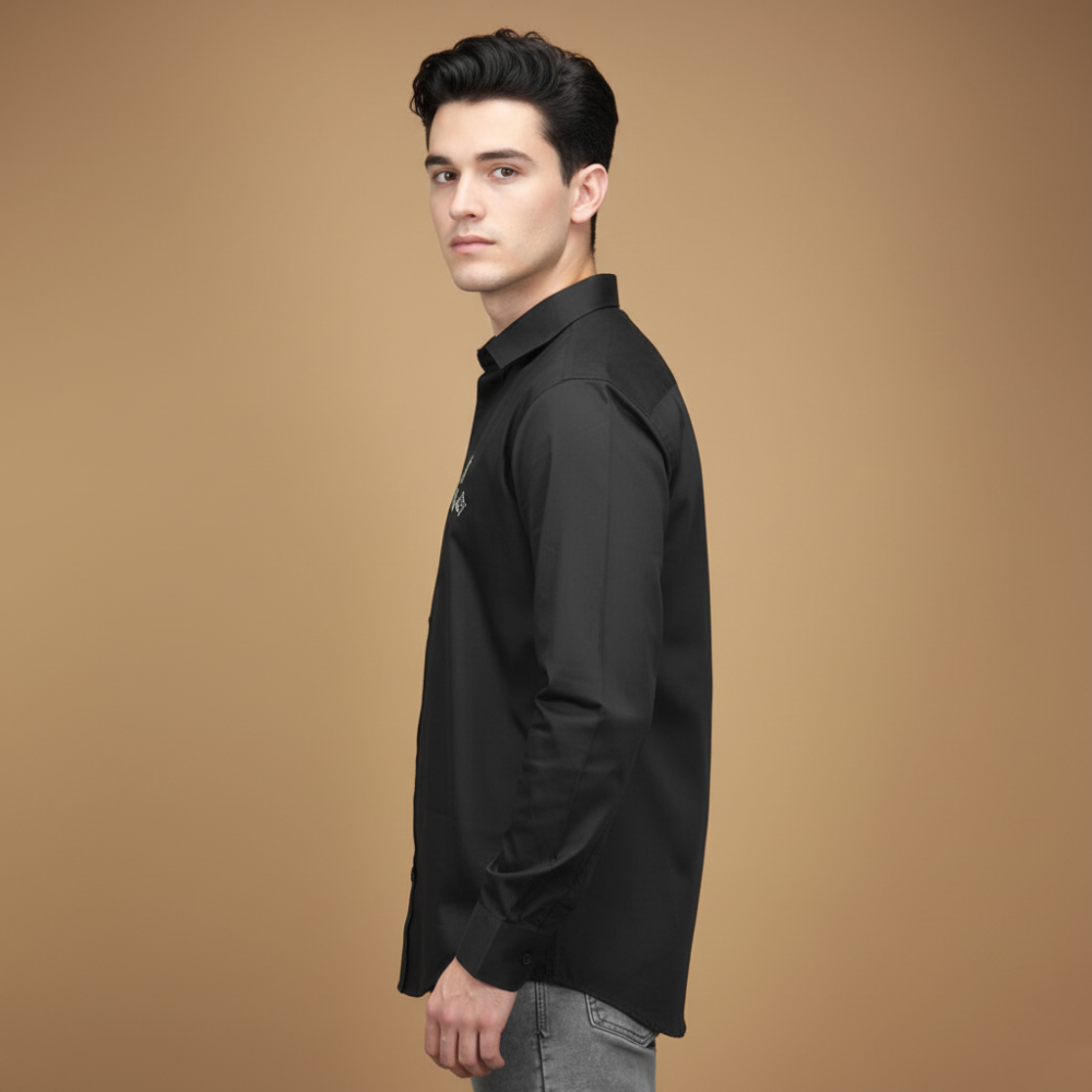 Louis Vuitton Monogram Black Luxury Shirt-2