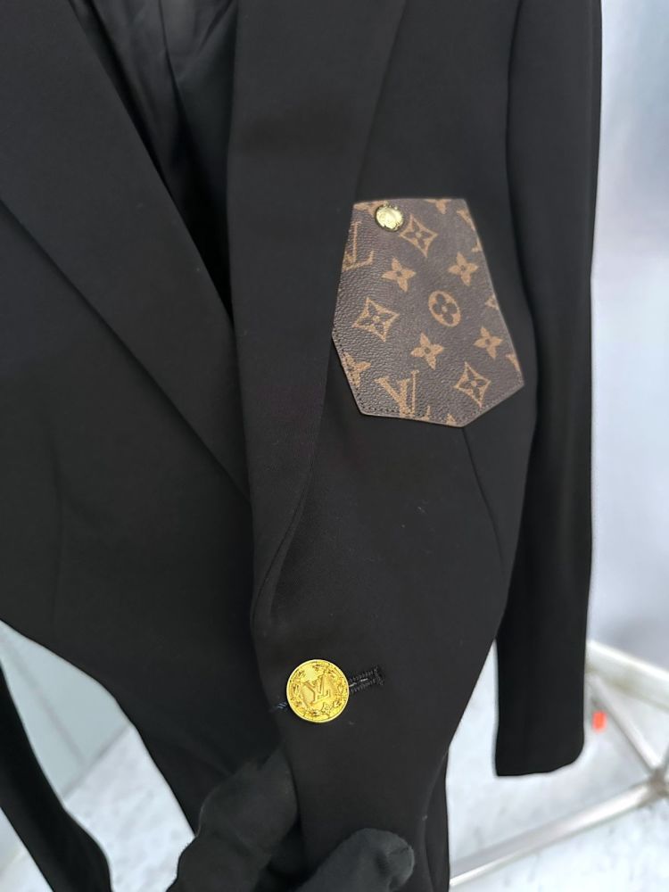 Louis Vuitton Paris Black Premium Quality Blazer-6