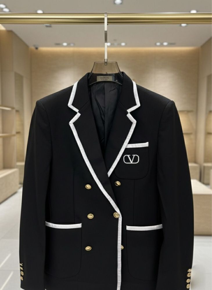 Valentino Black Premium Quality Blazer-7