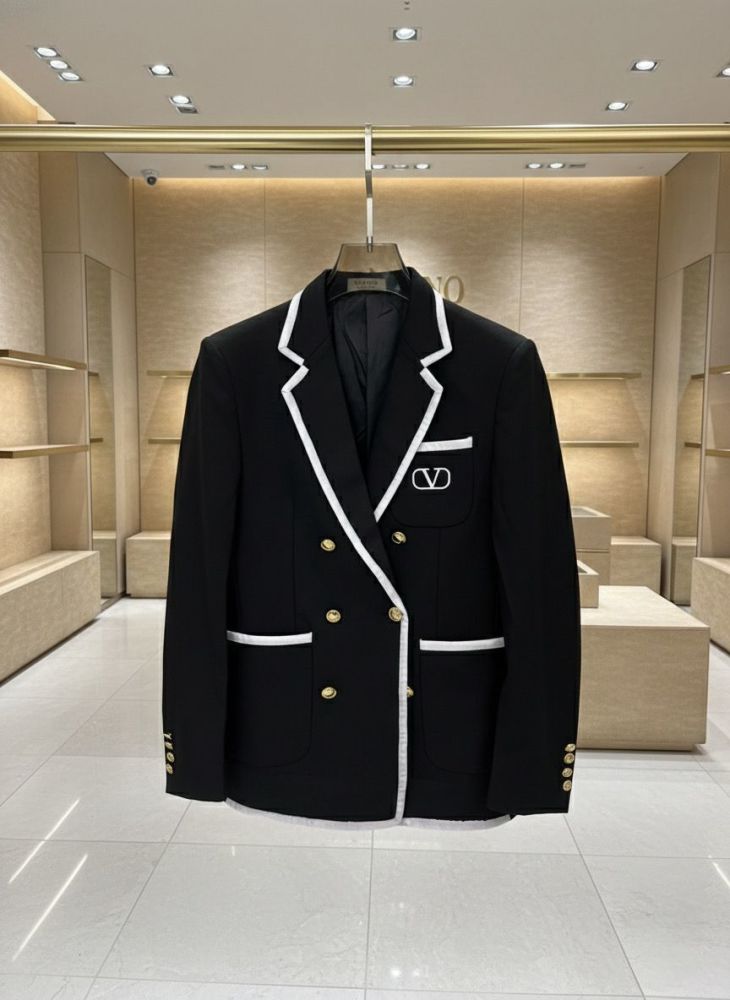 Valentino Black Premium Quality Blazer-6