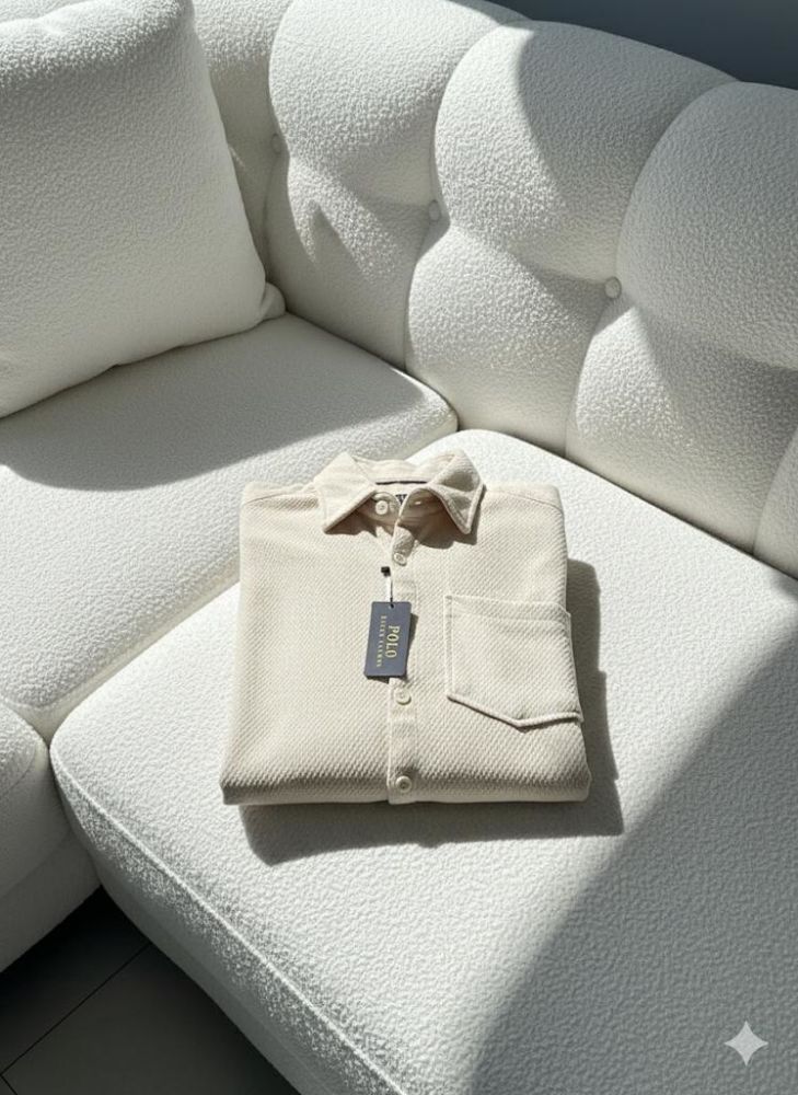 Ralph Lauren Embroidered White Premium Cotton Shirt-2