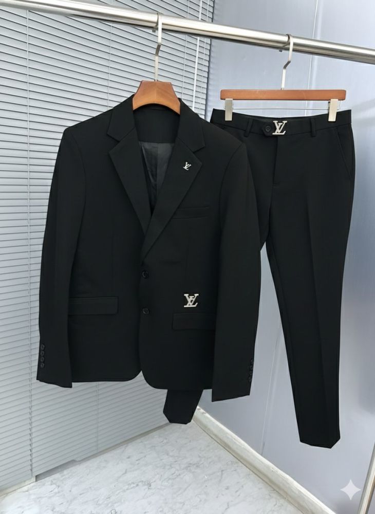 Louis Vuitton Black Premium Tuxedo Suit-8