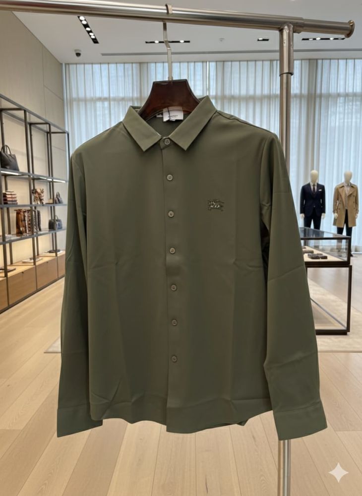 Burberry Green Premium Quality Shirt-3