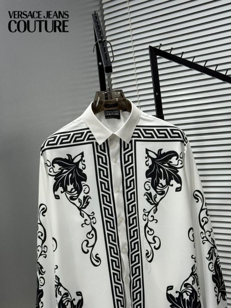 Versace White Premium Quality Cotton Shirt-2