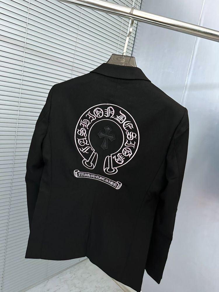 Chrome Hearts Black Premium Quality Blazer-thumb-3