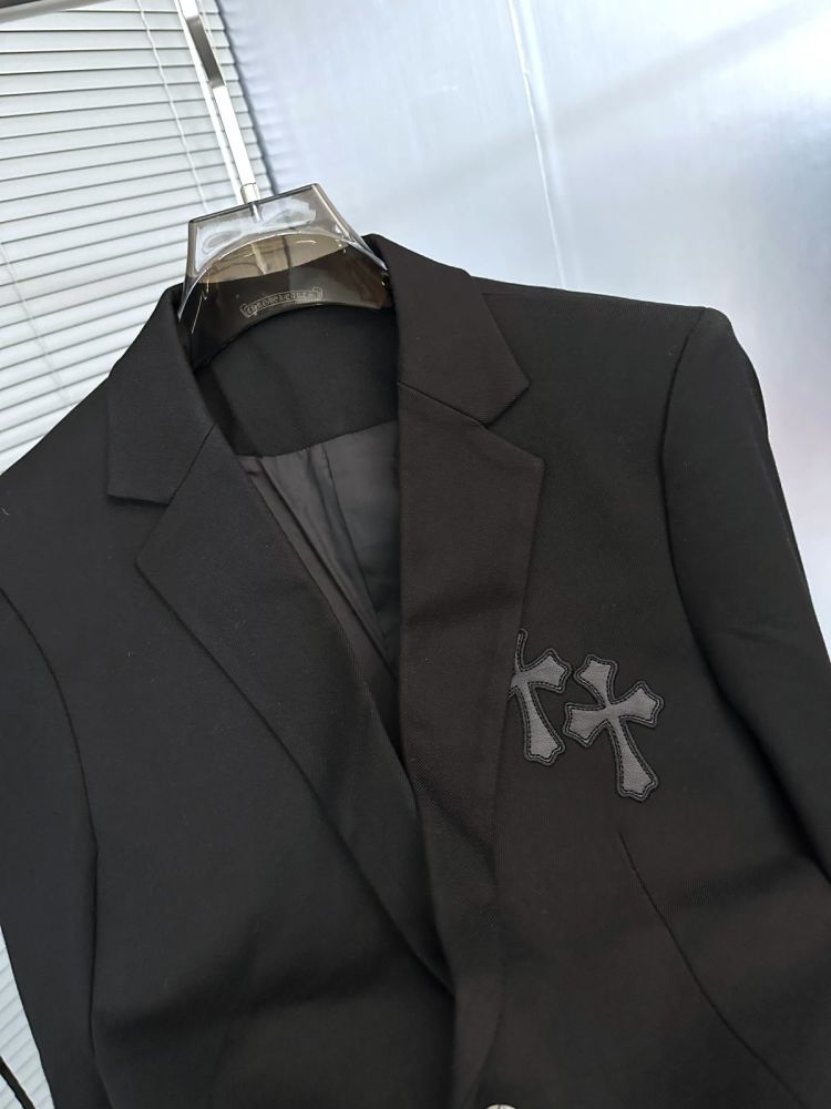 Chrome Hearts Black Premium Quality Blazer-thumb-4