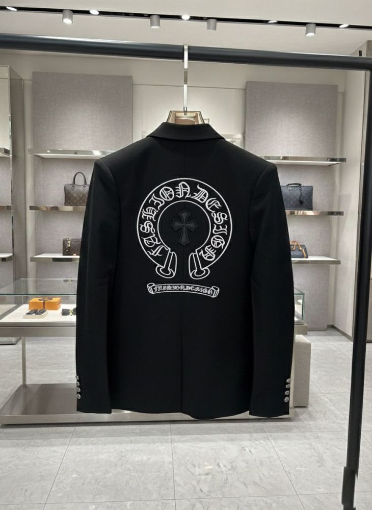 Chrome Hearts Black Premium Quality Blazer-thumb-6