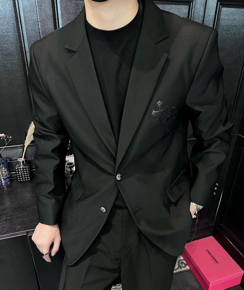 Chrome Hearts Black Premium Quality Blazer-thumb-2