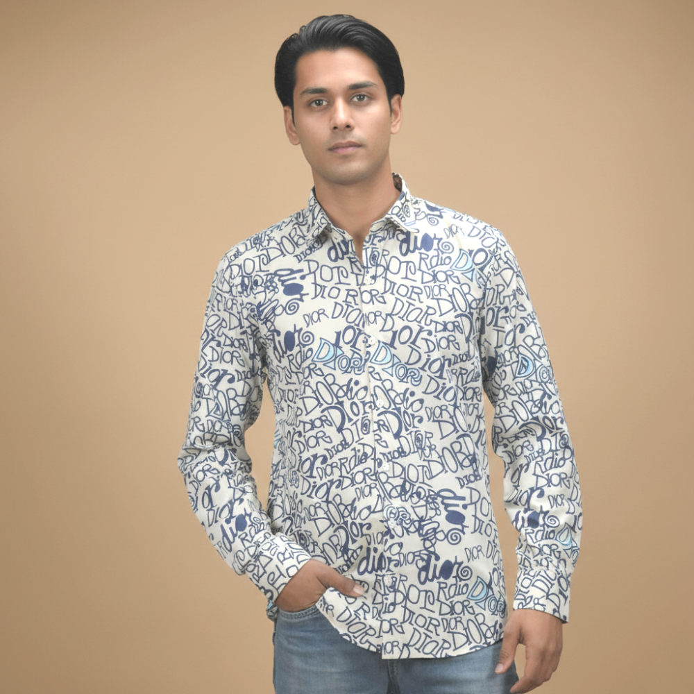 Dior White Premium Quality Shirt-1