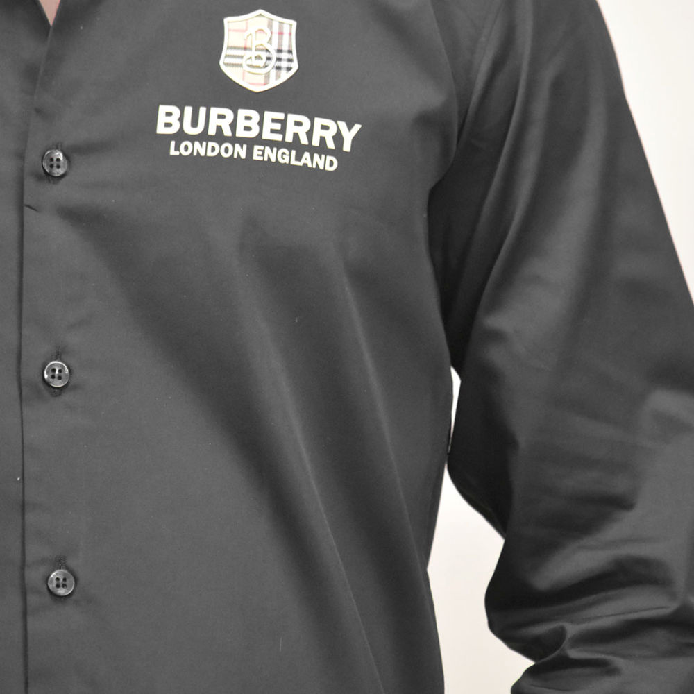 Burberry Black Premium Quality Shirt-4