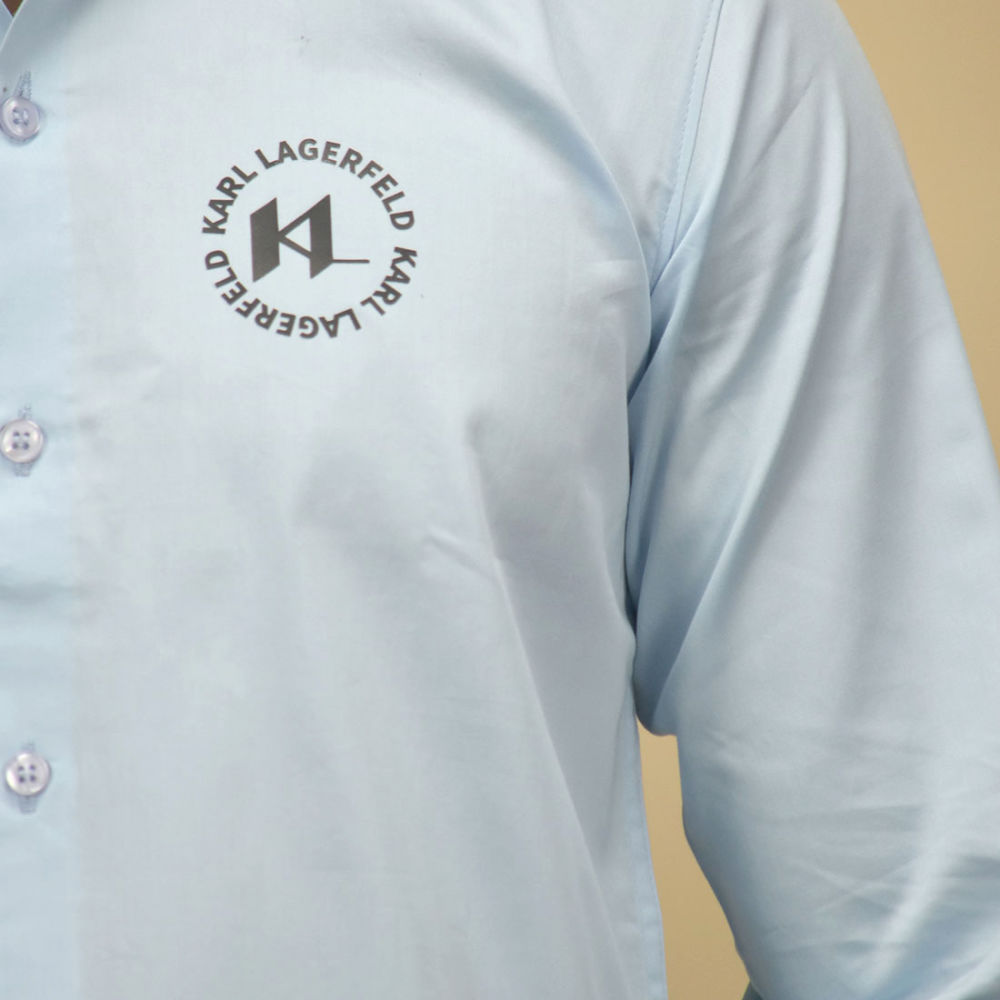 Karl Lagerfeld Sky Blue Premium Quality Shirt-4