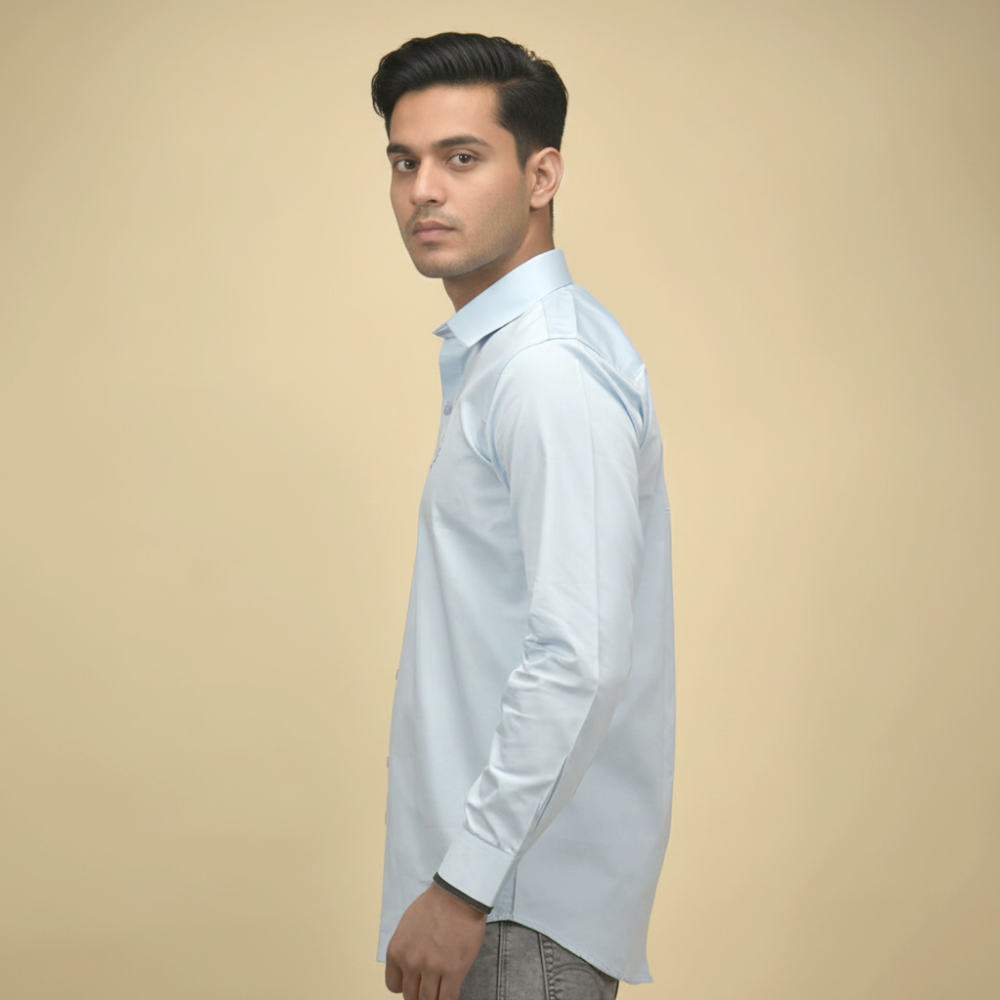 Karl Lagerfeld Sky Blue Premium Quality Shirt-2