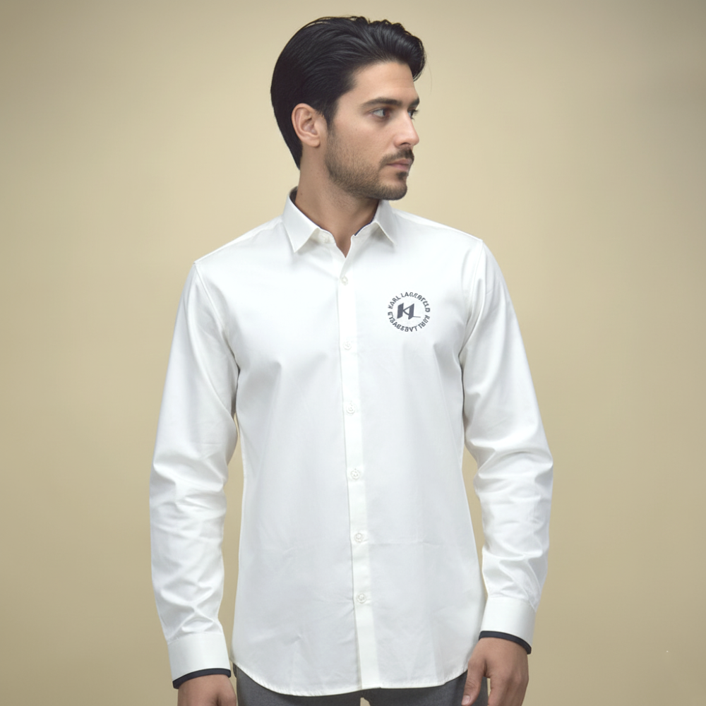 Karl Lagerfeld White Premium Quality Shirt-1