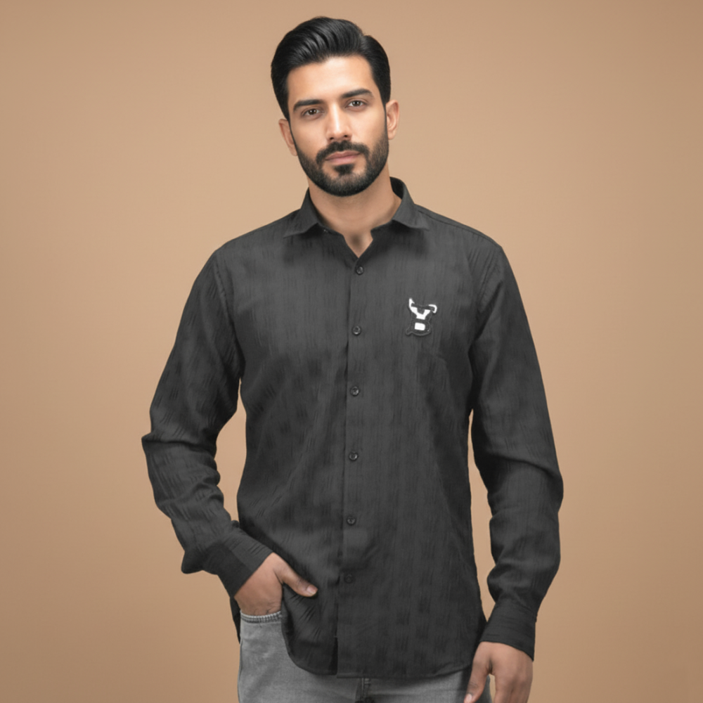 Burberry Black Premium Quality Shirt-1