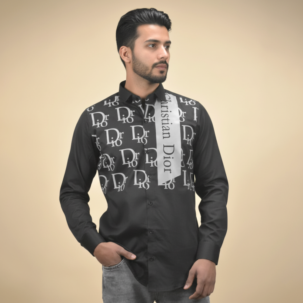 Dior Black Premium Quality Shirt-1