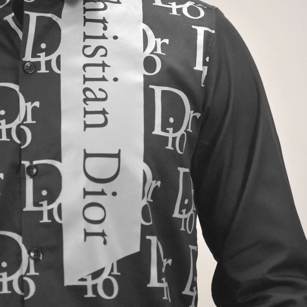 Dior Black Premium Quality Shirt-4