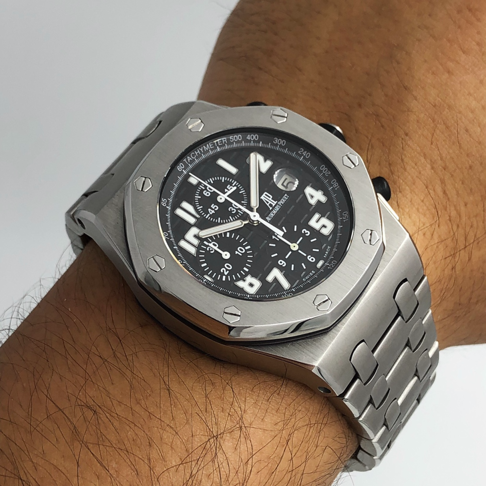 Audemars Piguet Royal Oak Offshore Black Dial Watch 26170ST.OO.1000ST.08-1
