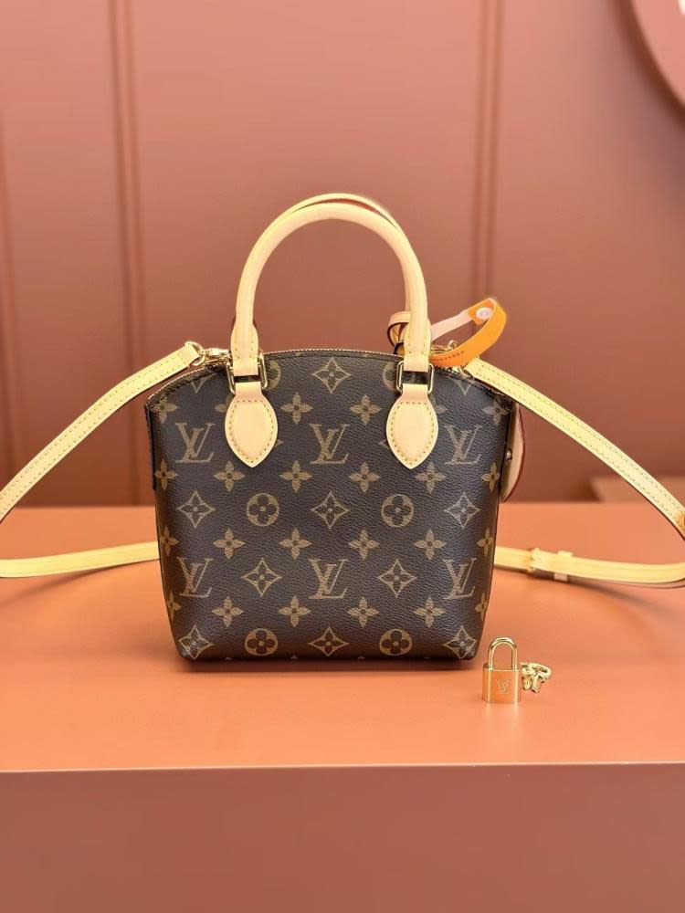 Louis Vuitton Montaigne Brown Lockit BB Handbag-1