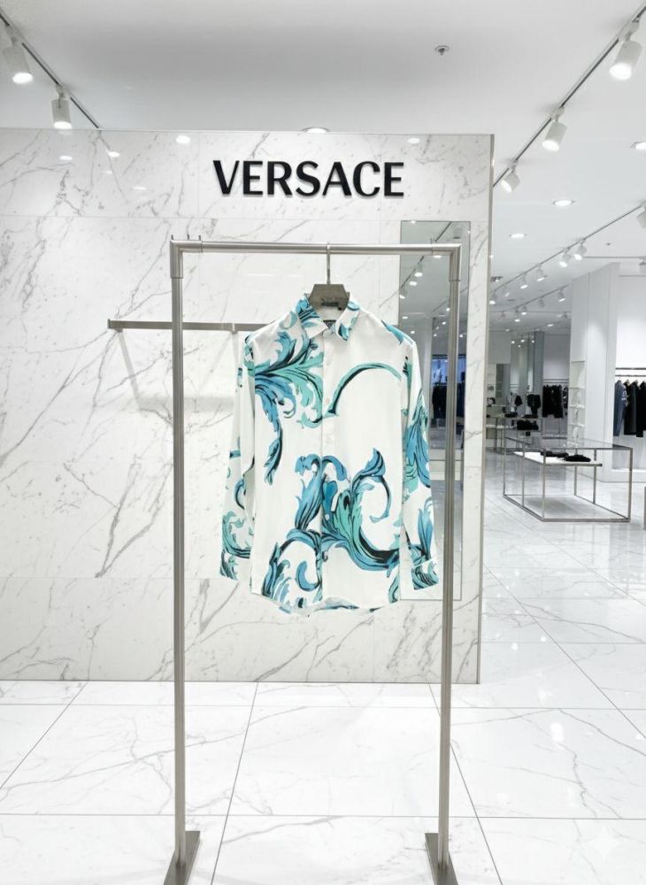 Versace White Premium Quality Cotton Shirt-2