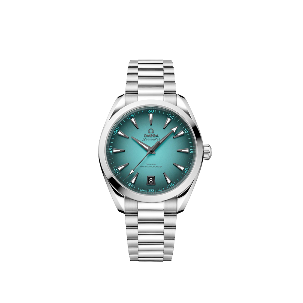 Omega Seamaster Aqua Terra 150M Automatic Turquoise Dial Watch 220.10.41.21.03.006-thumb-0