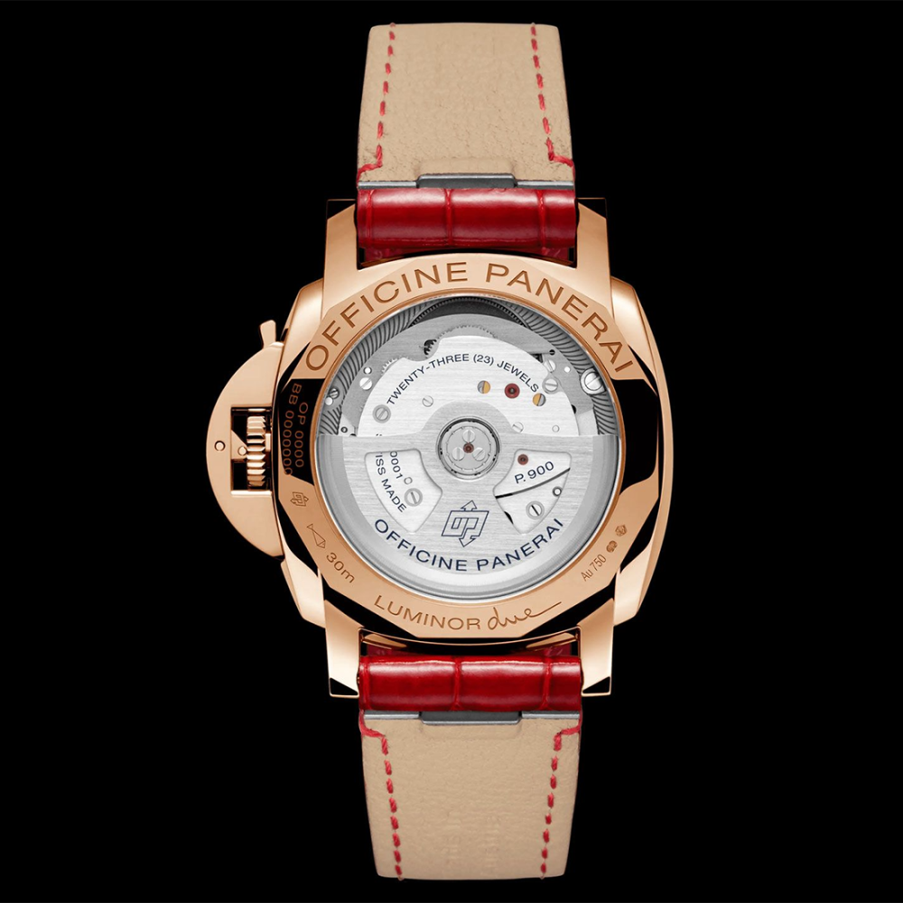 Panerai Luminor Due Goldtech Automatic Oro Rosso Mens Watch PAM01045-3