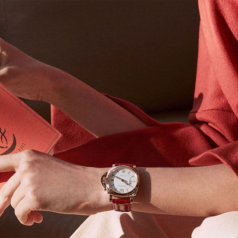 Panerai Luminor Due Goldtech Automatic Oro Rosso Mens Watch PAM01045-5