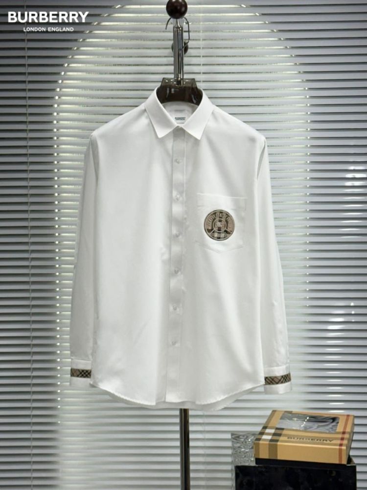 Burberry White Premium Quality Shirt-thumb-0