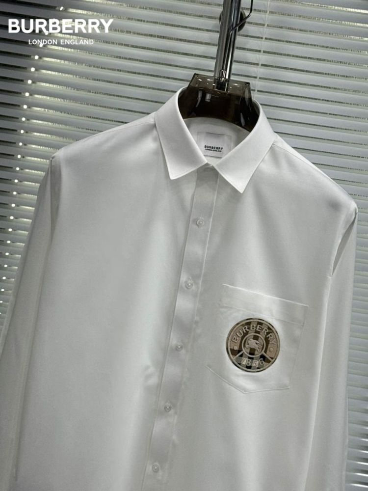 Burberry White Premium Quality Shirt-thumb-1