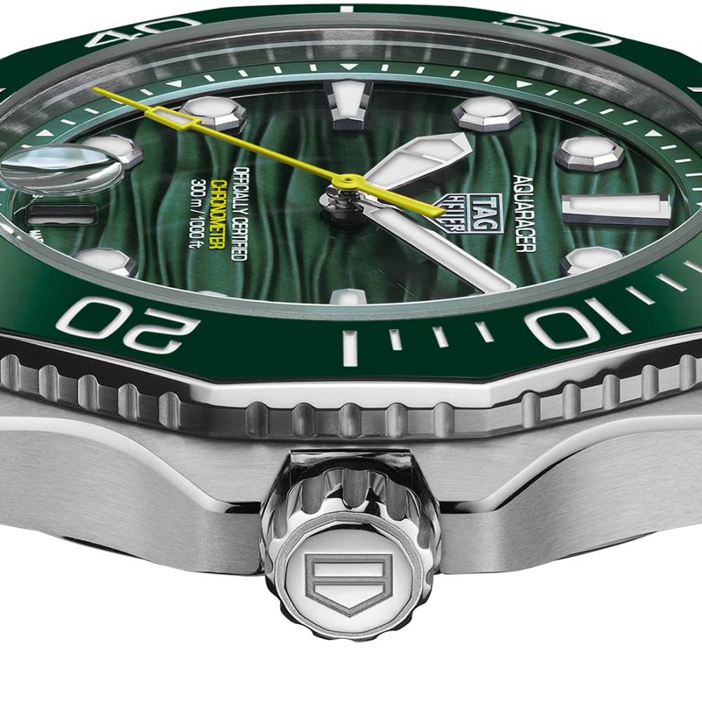 TAG Heuer Aquaracer Professional 300 Date, Automatic, Green Dial Mens Watch WBP5116.BA0013-thumb-4
