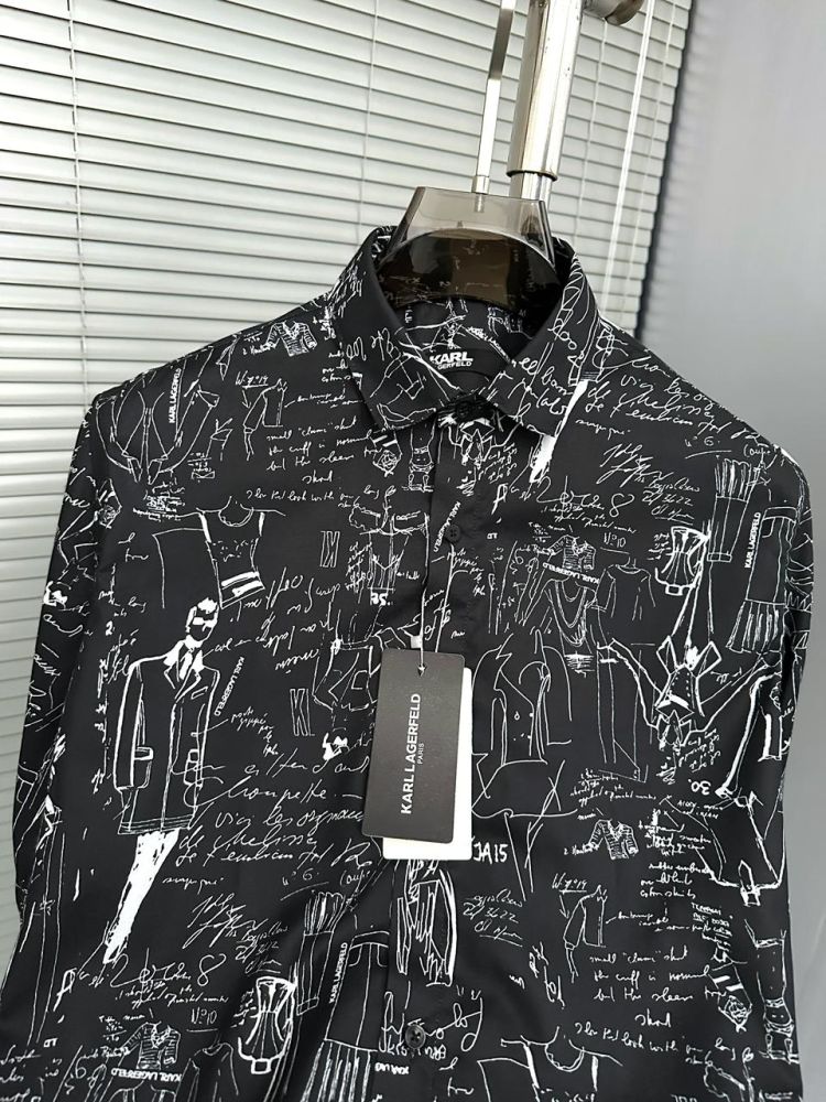 Karl Lagerfeld Black Premium Quality Shirt-thumb-4