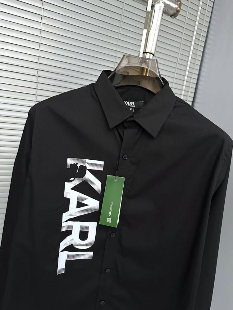 Karl Lagerfeld Black Premium Quality Shirt-4