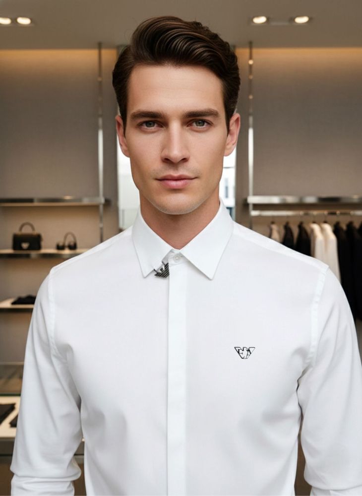 Emporio Armani White Premium Quality Shirt-1