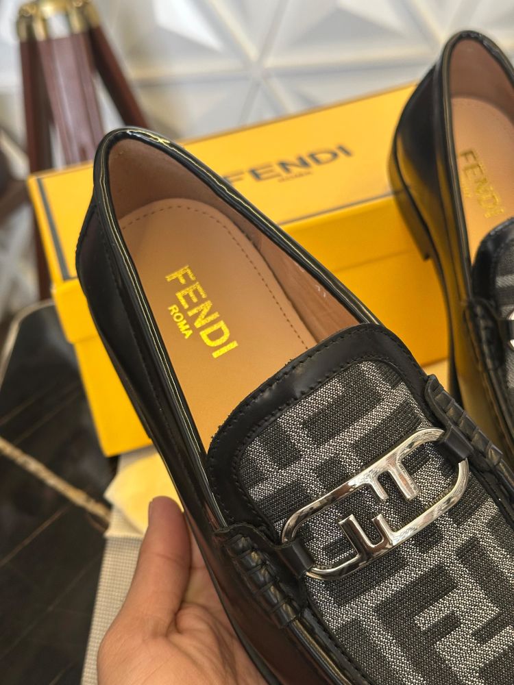 Fendi Black Premium Quality Loafers-2