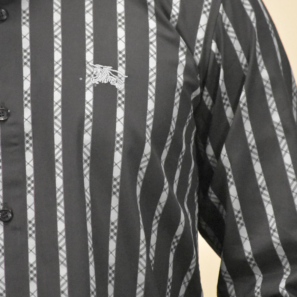 Burberry Black Premium Quality Shirt-4