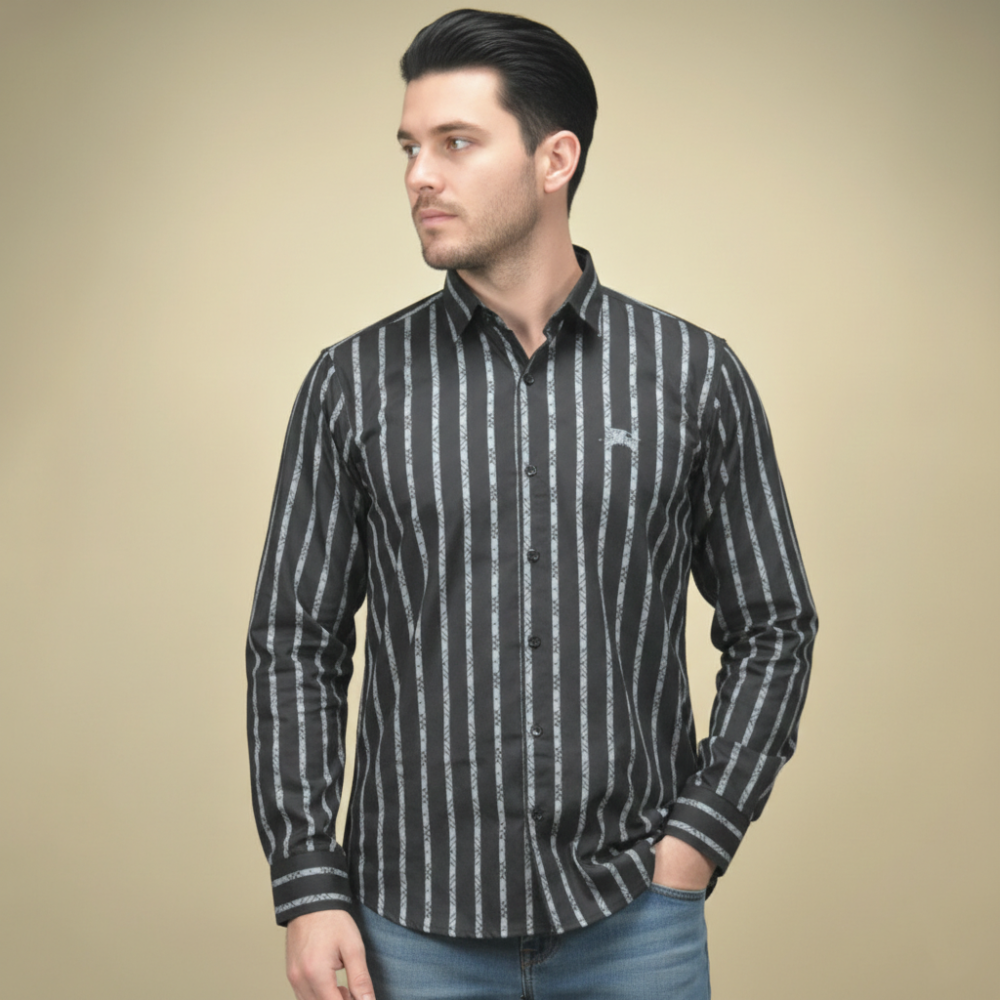 Burberry Black Premium Quality Shirt-1