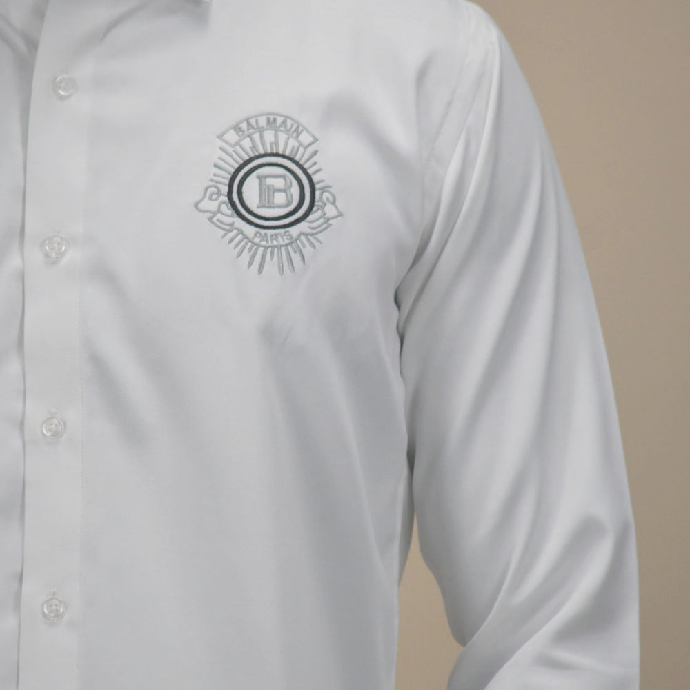 Balmain White Premium Quality Shirt-4