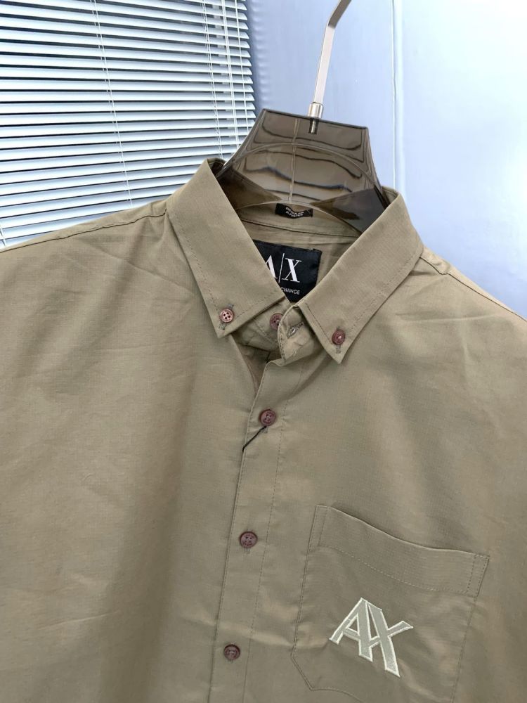 Armani Exchange Beige Premium Qualiy Cotton Shirt-2
