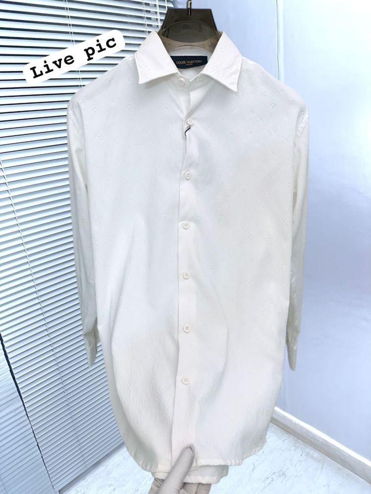Louis Vuitton Monogram White Premium Cotton Shirt-2