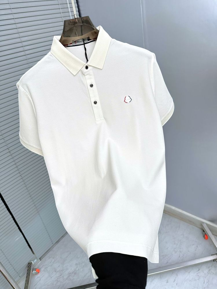 Moncler White Premium Quality T-shirt-2