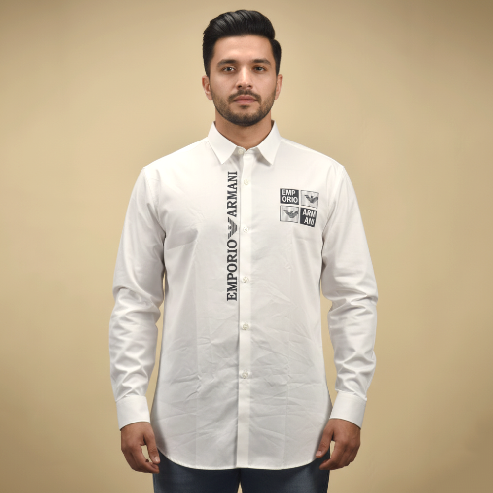 Emporio Armani White Premium Quality Shirt-2